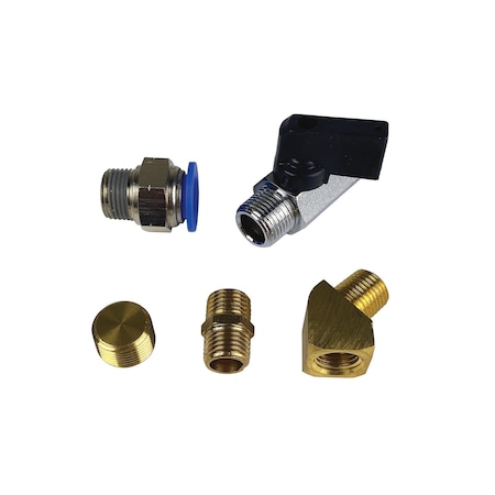 5 Piece - Push To Connect Outlet Block Fittings Kit